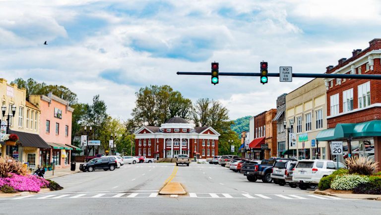 downtown Murphy, NC